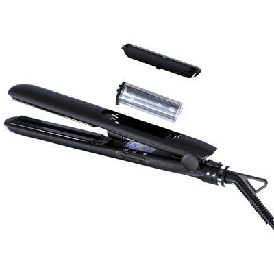 New Hair Straightener Brush Cool Steam Hair Flat Iron With Spray V179